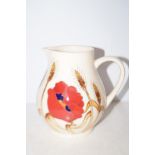 Moorcroft harvest poppy jug Height 15 cm