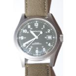 Gents Hamilton Kharki mechanical wristwatch with o