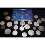 Coin collection to include Victorian silver crown,