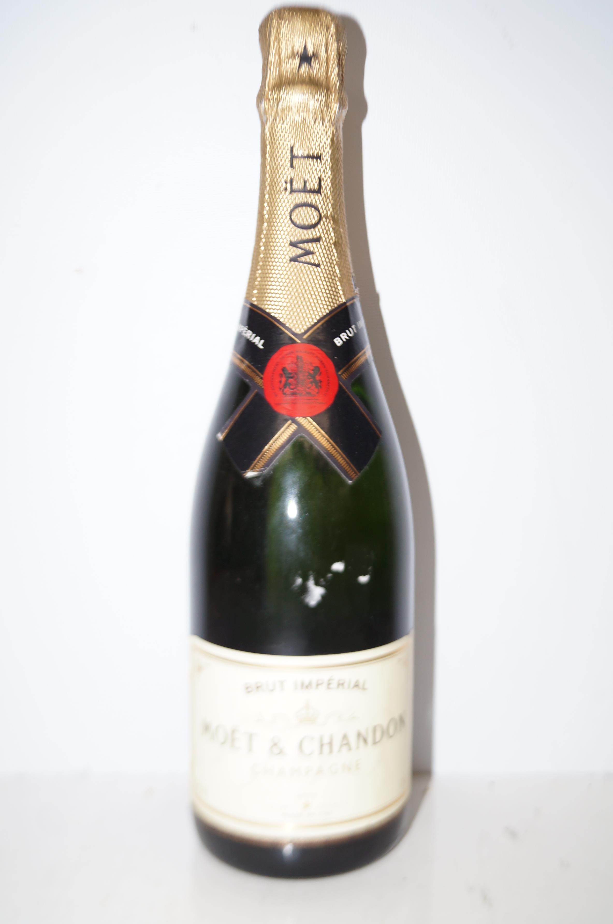 Bottle of Moet & Chandon champagne