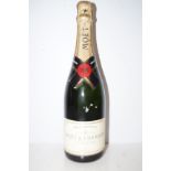 Bottle of Moet & Chandon champagne