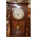 The Gledhill brook time recorders oak cased clock