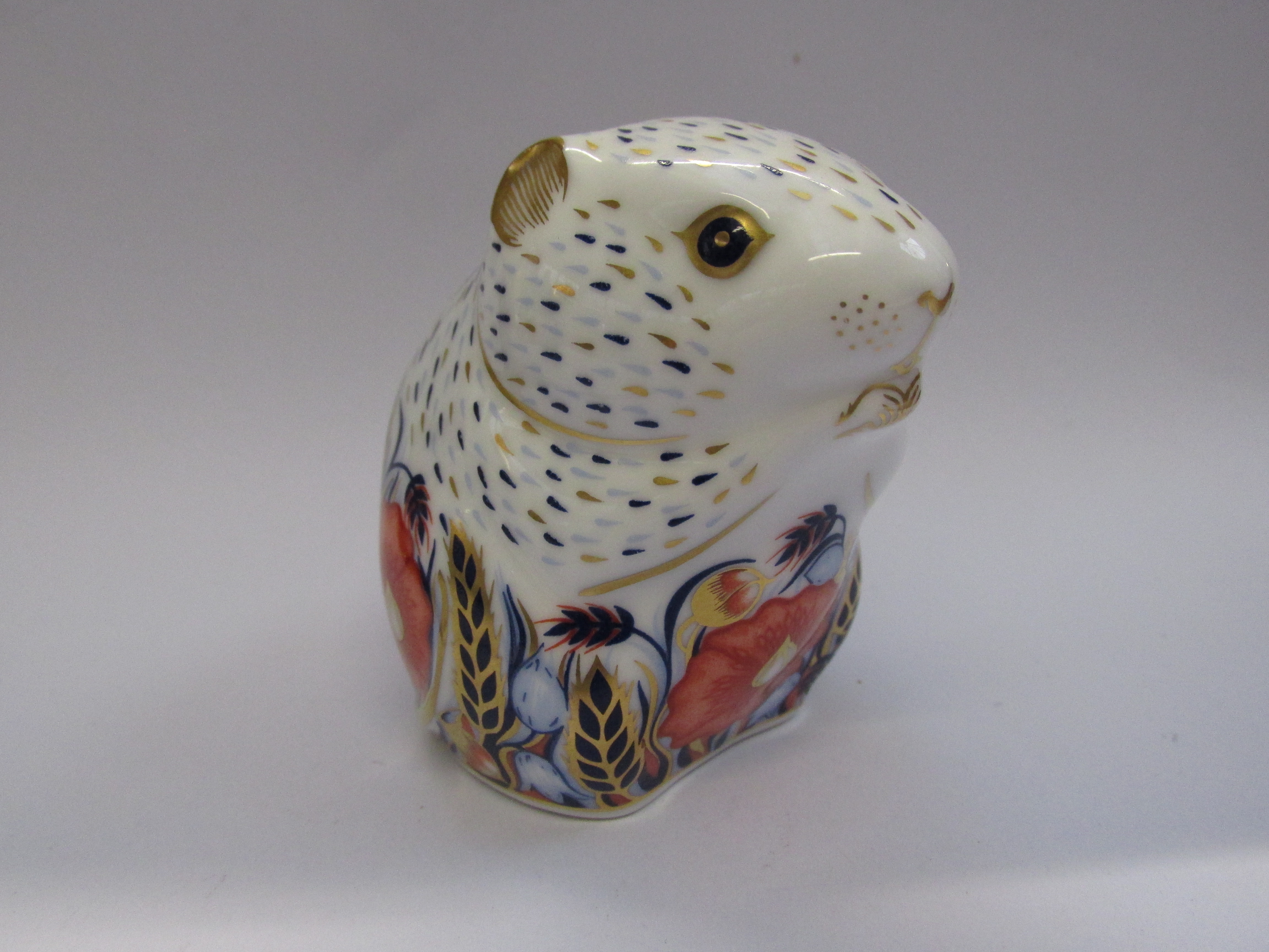 Royal Crown Derby Mouse with Gold Stopper