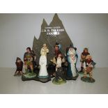 Royal Doulton Full Set Lord of the Rings with Base