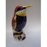 Royal Crown Derby Woodpecker with Gold Stopper