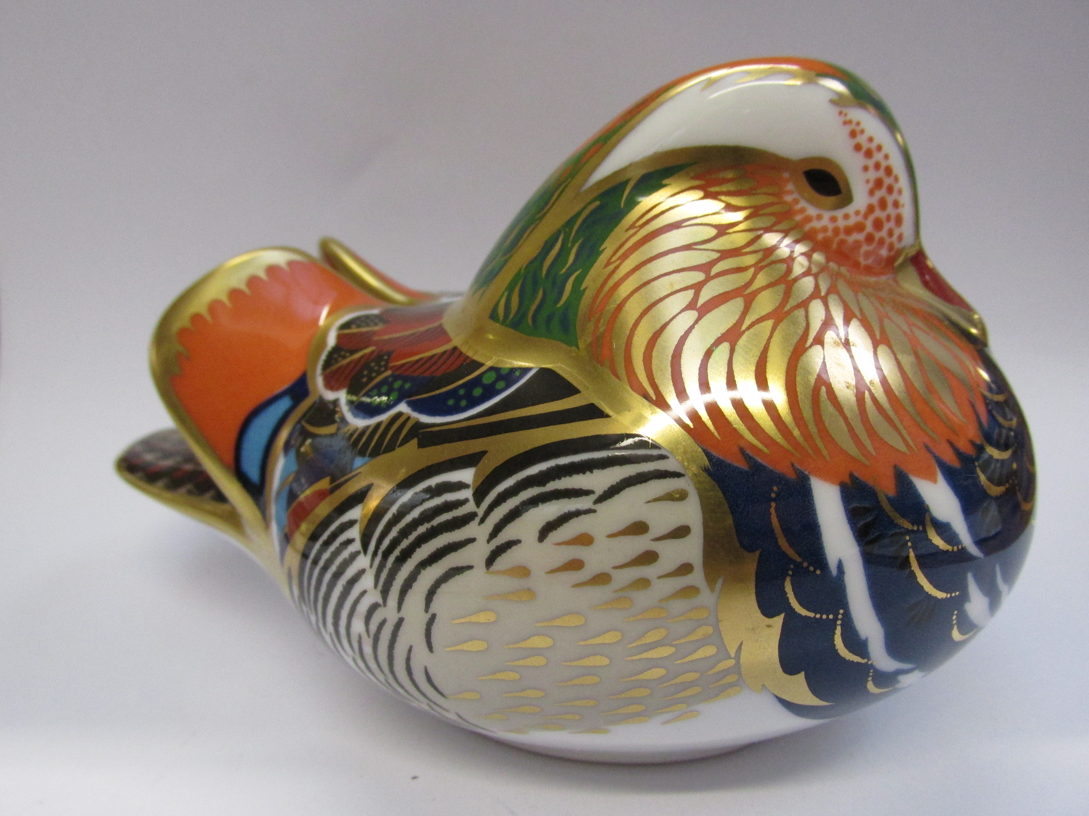 Royal Crown Derby Bird with Gold Stopper