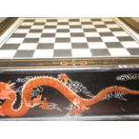 Oriental chess board & chess pieces