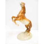 Royal Dux rearing horse Height 36 cm