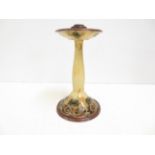 Doulton Lambeth candlestick by Linnie Watt Height