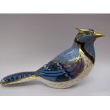 Royal Crown Derby Bird with Gold Stopper