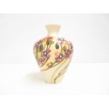 Moorcroft floral vase signed by Emma Bosson's Heig