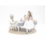 Lladro 'The Jazz Duo' no. 5930 large group figure