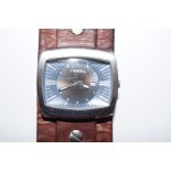 Gents Vintage Fossil wristwatch with leather strap