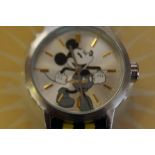 Ingersol Mickey mouse wristwatch as new in present