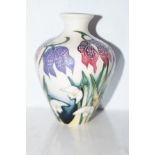 Moorcroft tub lined vase Height 10 cm