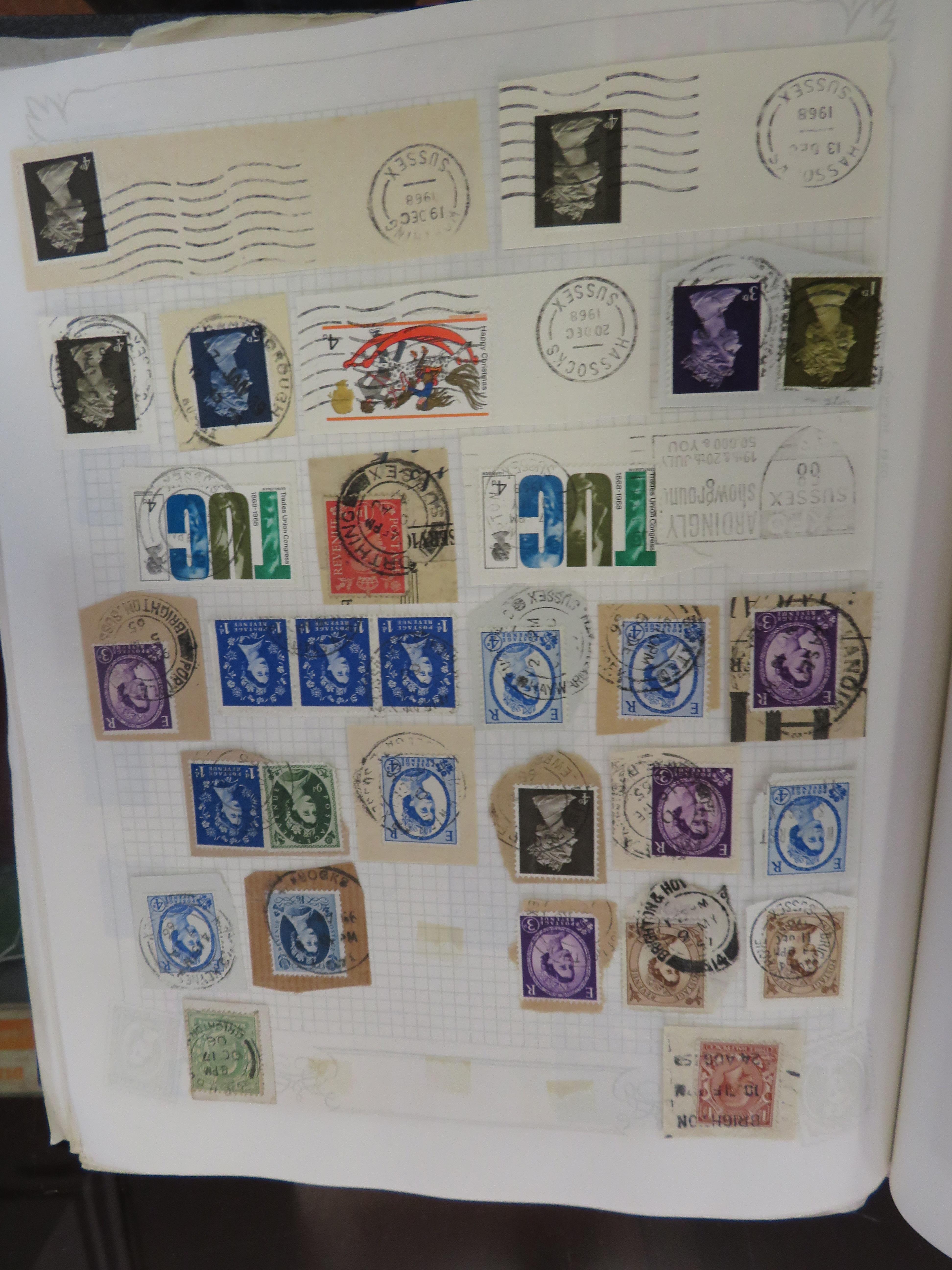 Album of British stamps (Posted)