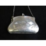 Silver hallmarked coin purse