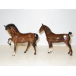 Beswick Hackney horse x2