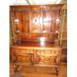 Oak jacobean style dresser