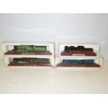 4 Cased model trains