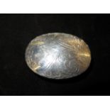 925 silver trinket box with import mark