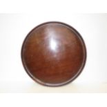 Large Georgian mahogany tray Diameter 54 cm