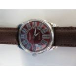 Vintage Oris wristwatch with domino numbers refurb