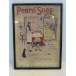 Vintage pears soap print