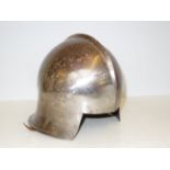 Good quality reproduction helmet with leather lini