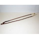 2 Antler handled riding crops