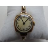 Ladies 9ct Gold wristwatch