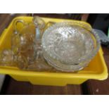 Quantity of cut glass ware & others