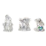 3 WAPW pewter figures