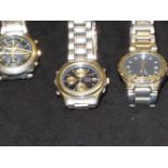 2 Seiko wristwatches & further wristwatch