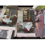 Approximately 150 early postcards