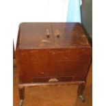 Vintage sewing box & contents