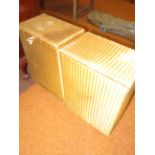 Pair Lloyd loom laundry baskets