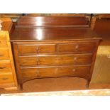 Oak 2 over 2 set of draws