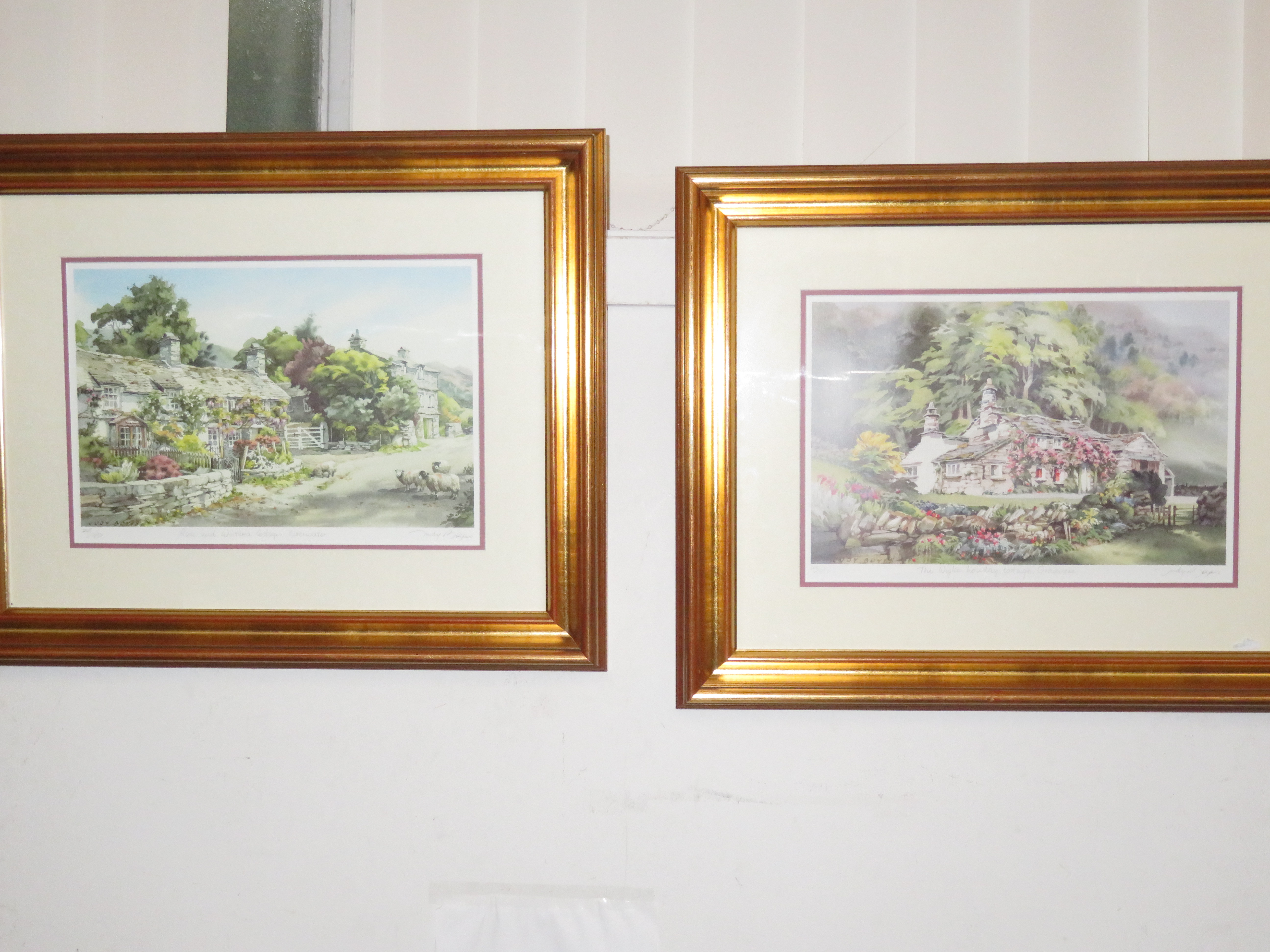 Pair of limited edition signed prints by Judy Boye