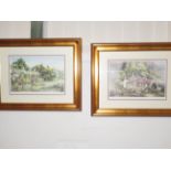 Pair of limited edition signed prints by Judy Boye