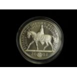 Silver 2002, 5 pound coin
