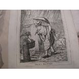Early Victorian of collection of prints and engrav