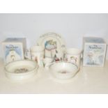 Group of Royal Doulton, Wedgwood, The snowman & pe