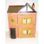 Vintage dolls house with furnishings Height 62 cm
