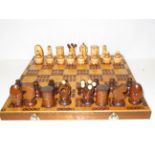 Poker work chess set (1 piece missing)