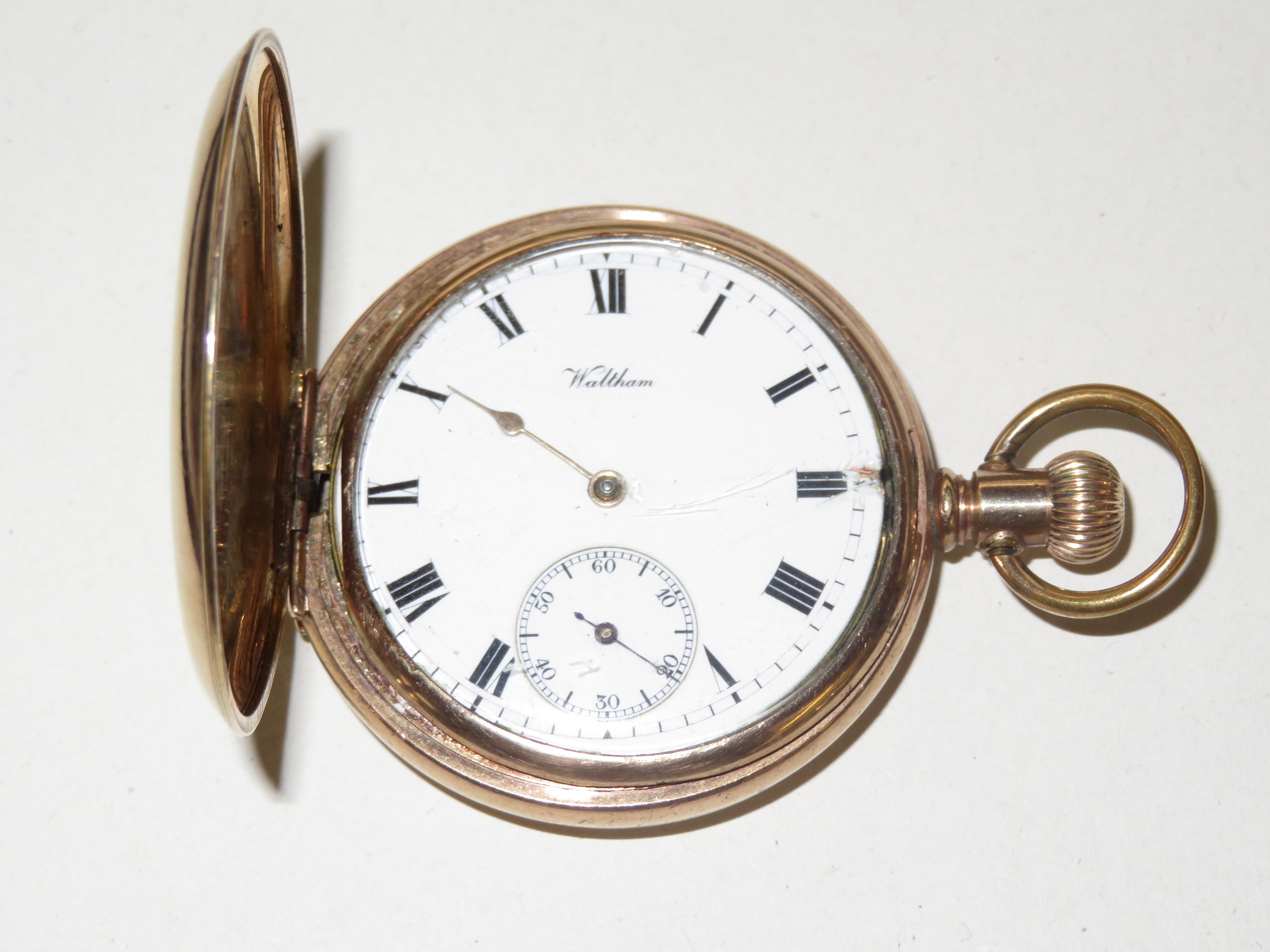 American Waltham U.S.A Full hunter pocket watch se