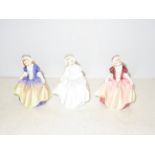 3x Royal Doulton Dinky Do figurines HN2120, HN3618