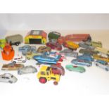 Collection of early Dinky model vehicles & others