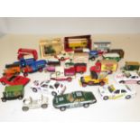 Collection of model vehicles