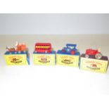 4x Moco Lesney matchbox series vehicles No's 1, 5,